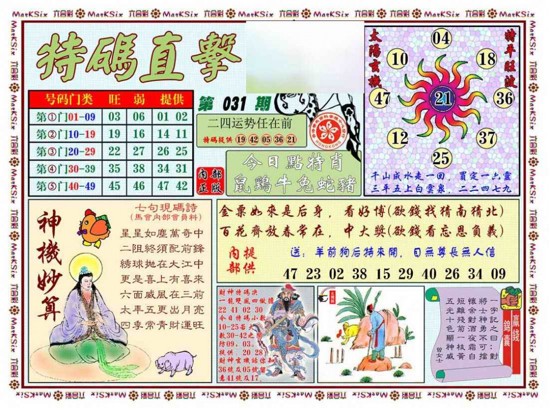 031期特马直击[图]